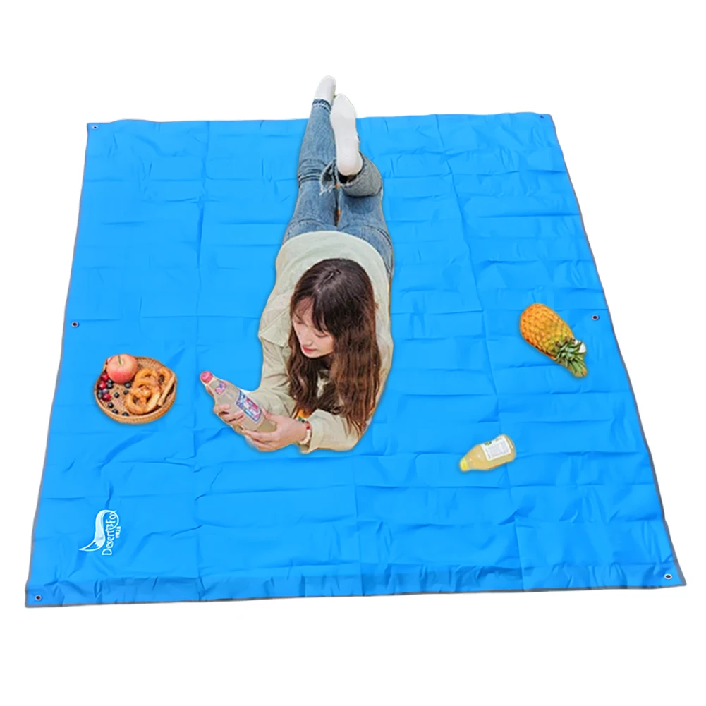 

Picnic Mat Waterproof Ultralight Beach Camping Bag Tent Mat Ultralight Pocket Tent Footprints Beach Tarp for Travel Climbing