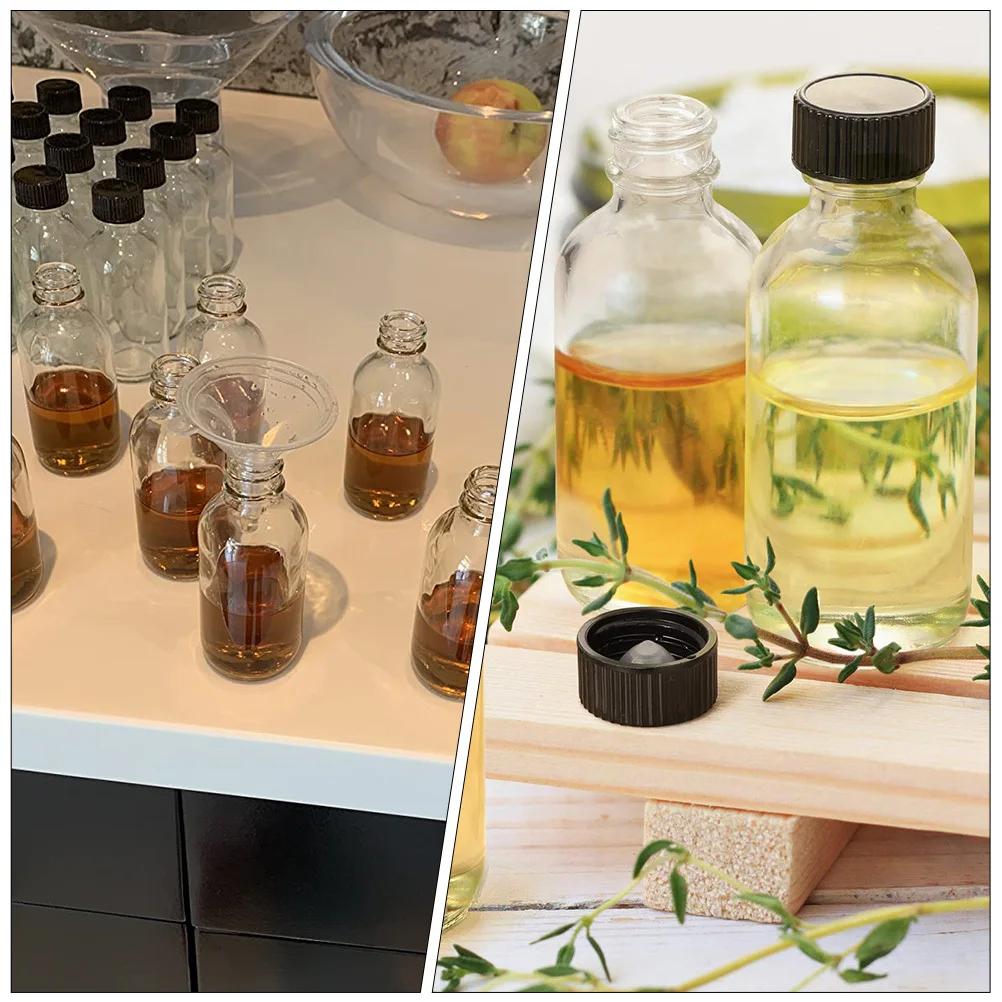 

12Pcs Transparent Glass Reagent Bottles Small Mouth Leakproof Sample Sealing Chemical Equipment Glass Reagent Bottle