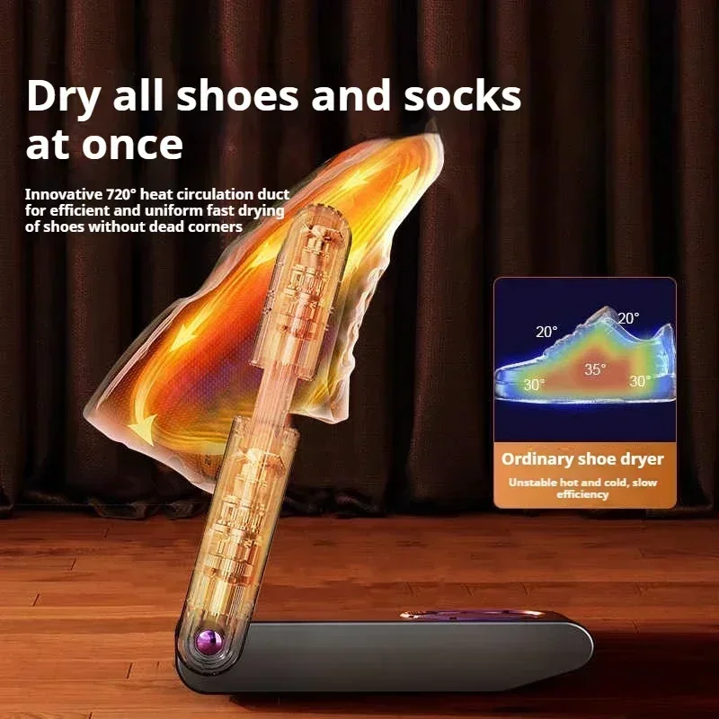 Electric Shoe Dryer Deodorizing Sterilizing 220v Korean Type Dryer For Shoes Home Appaliance Heater Footwear Dryer With Heat