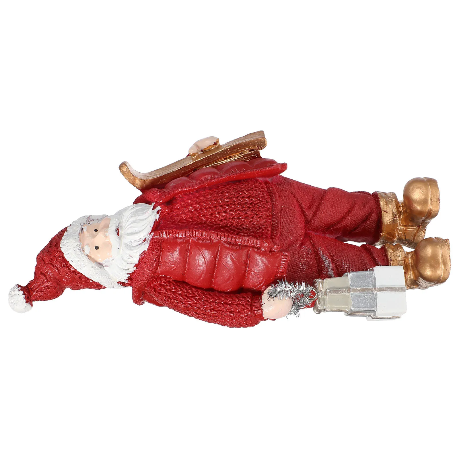 

Handmade Santa Claus Resin Sculpture Festive Holiday Centerpiece Home Office Decor Gift Santa Claus Figurines Christmas Figurine