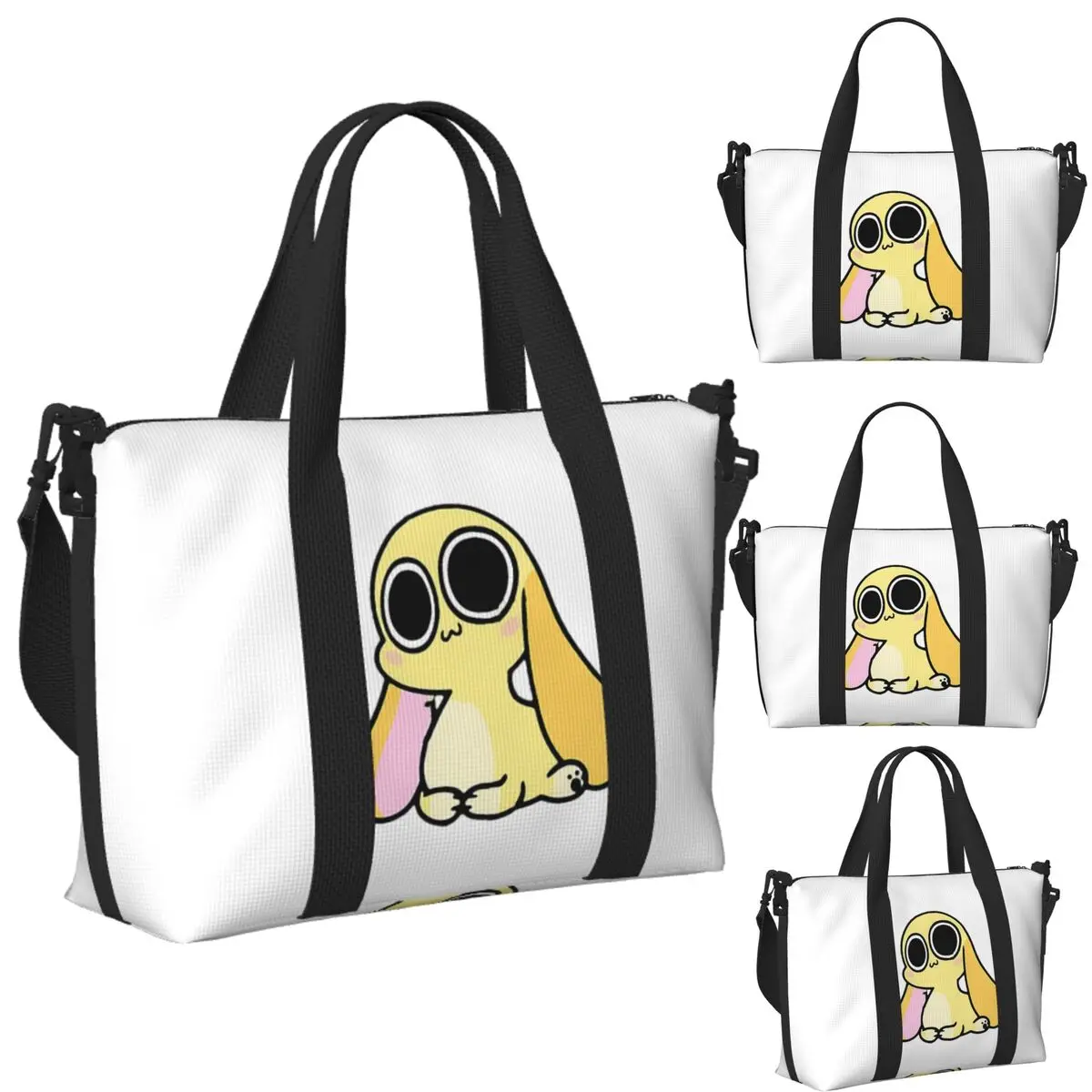 

Пляжная дорожная сумка Chikn Nuggit Merch на заказ, большая вместительная сумка-тоут для тренажерного зала, йоги, женская дорожная сумка для покупок