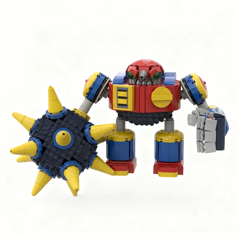 1458pcs MOC Egg Breaker Speed Hero Animal Model Building Blocks Advanced Build Pack Premium Detailed Challenge Scene Toy Gift