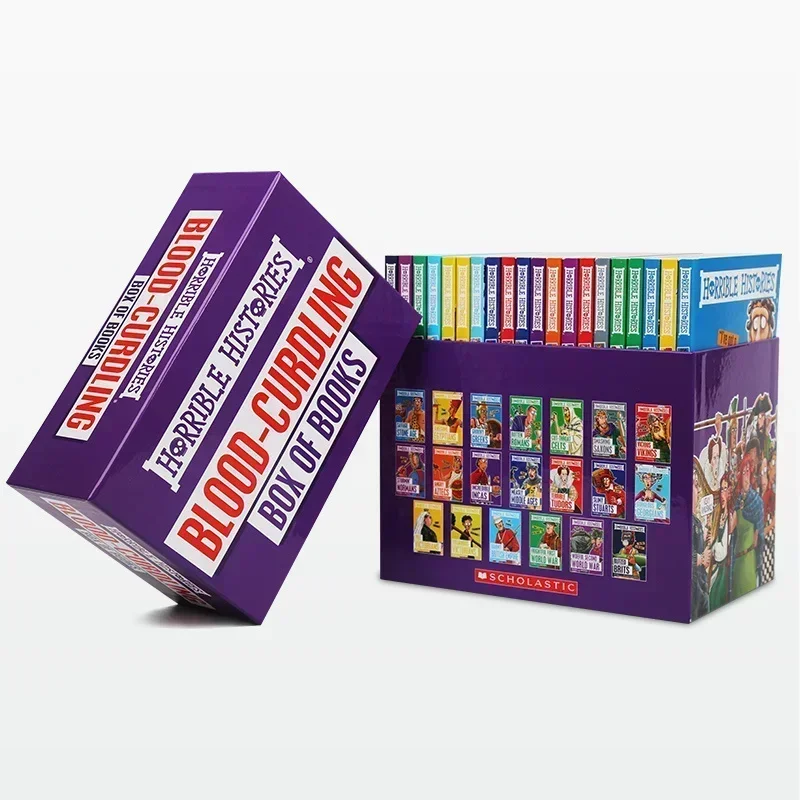 Books of20 Volumes English Original HorribleHistoriesBlood-Curdling/Horrible History Set Beautiful Package Story Books for Child