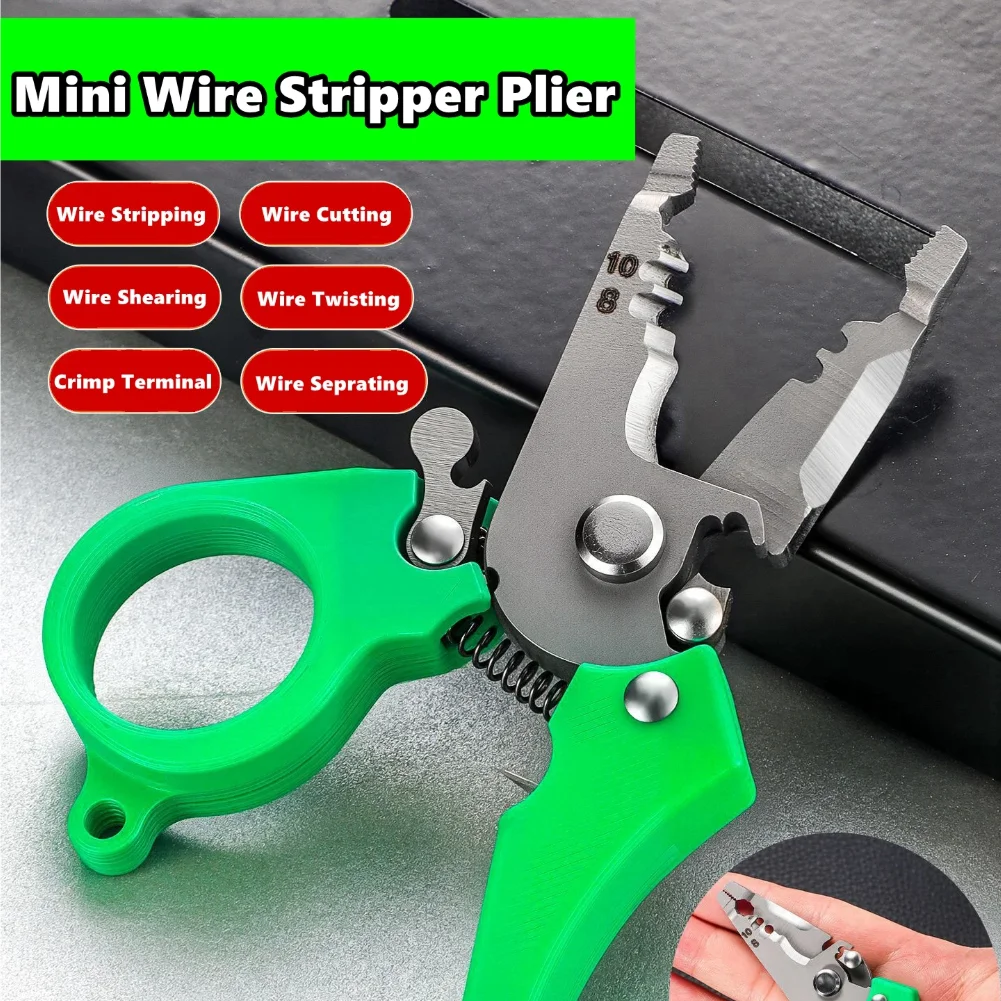 

Multifunctional Mini Wire Stripper Crimping Electrician Tool Cable Stripping Wire Cutter Multi Tools Cut Line Cable Hand Tools