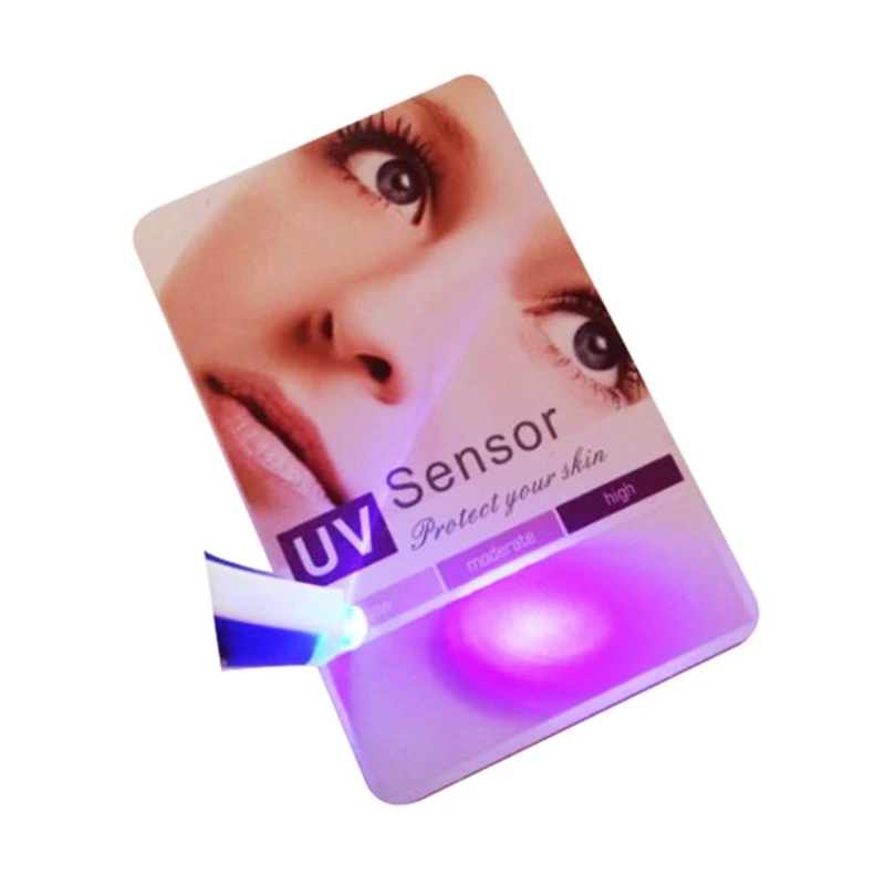 UV Intensity Testing Tools for Sunglass Testing Professional UV Test Card UVB UV Tester Detector Card