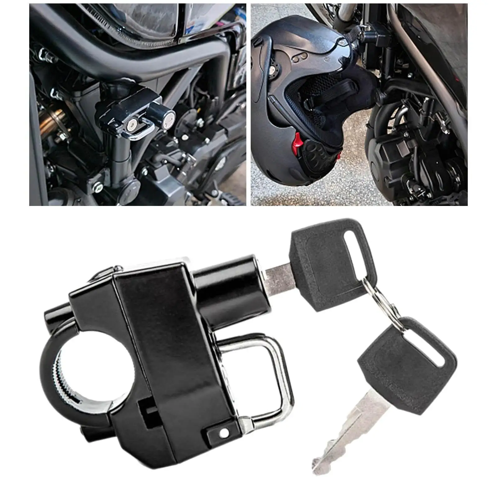 

Motorcycle Helmet Lock Anti Theft Design Waterproof Security Key Lock Fit for