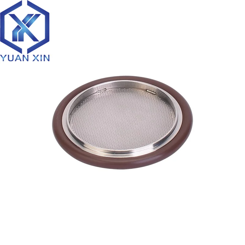 

KF vacuum fluoroelastomer sealing ring center bracket with filter 20 mesh 40 mesh 50 mesh