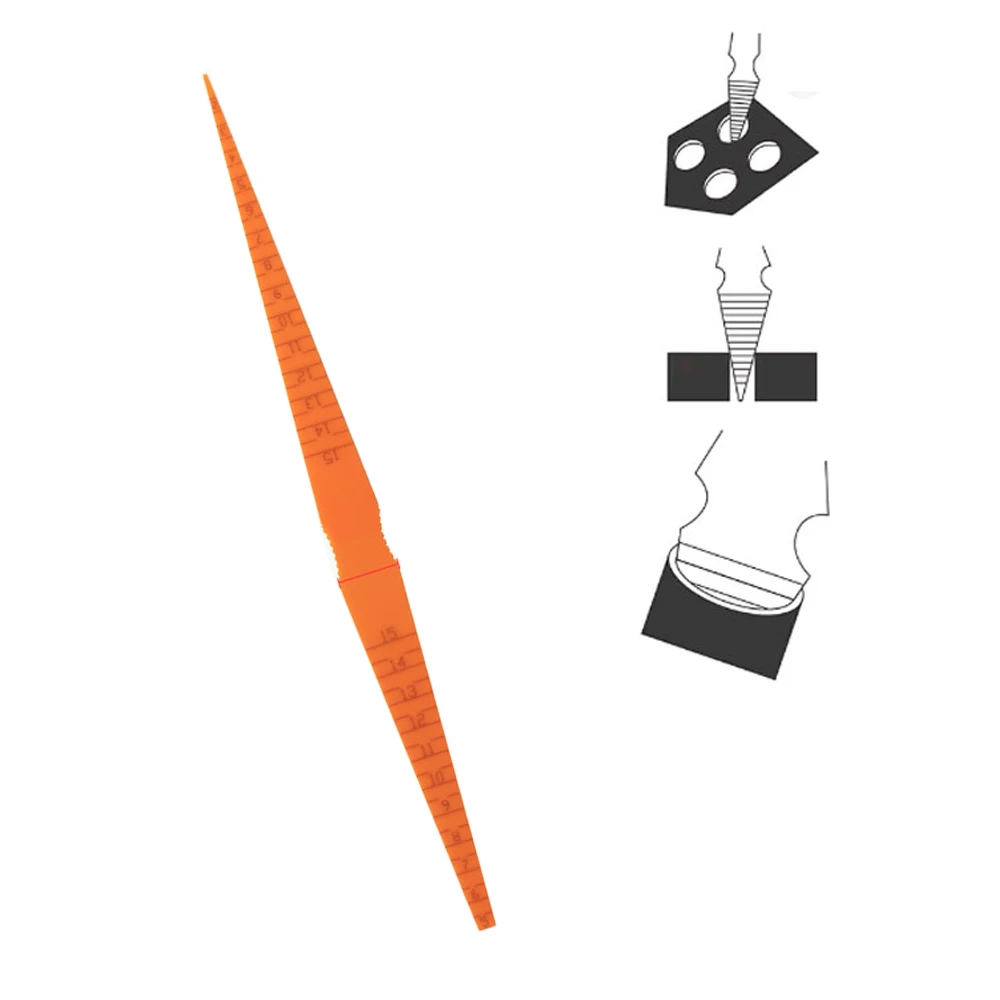 

1pc Auto Accessories Car Body Panel Gap Hole Filler Double Side Measurment Tool Alignment Feeler Gauge Engine Cover Rangefinder