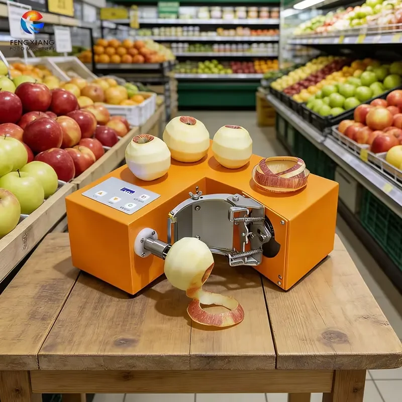 YWM Certificate Small Desktop Pear Kiwi Lemon Orange Peeling Machine Electric Fruit Peeler