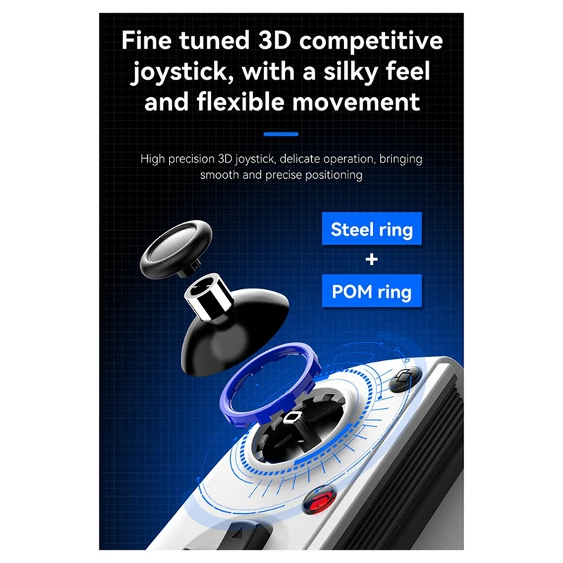 New D11S Extendable Gaming Controller Hall Trigger BT 5.2 With Cooling Fan/Programmable Back Buttons