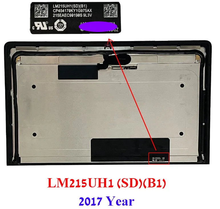 Imagem -03 - Lcd Led Tela Retina com Montagem de Vidro para Imac 2023 20232023 A2116 Emc 2833 3069 21.5 A1418 4k Lm215uh1 sd a1 b1 c1