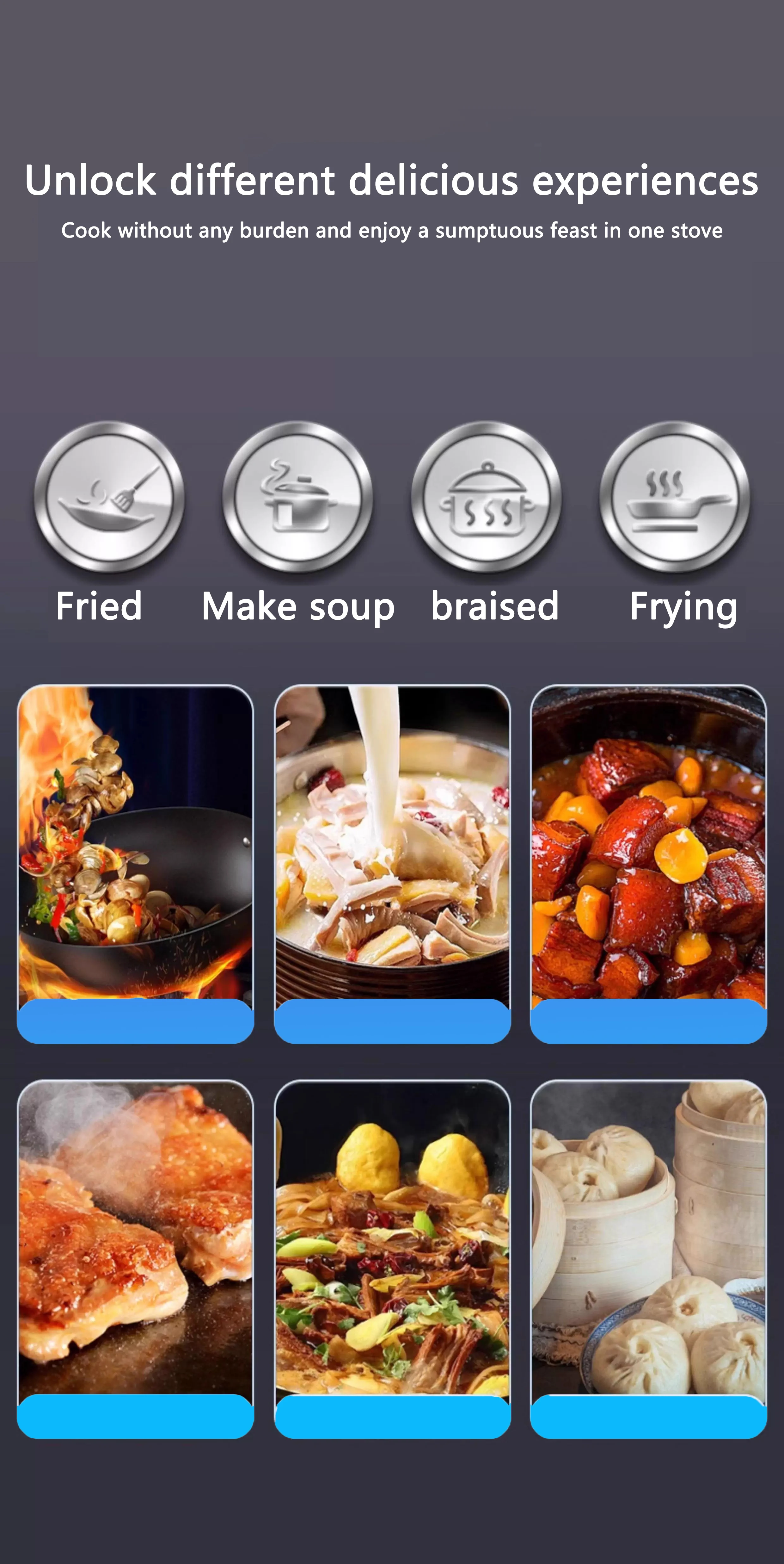 New-Style Stainless Steel Wood-Burning Stove with Large Pot Mobile Smokeless Earth-Fired Cooker for Rural Areas Fuel Charcoal