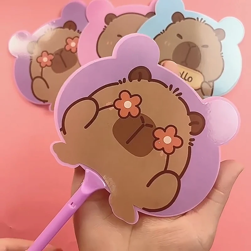 Creatieve Balpen Capybara Cartoon Plastic Handventilator Pennen Leuke Student Kinderen School Briefpapier Bruiloft Cadeau
