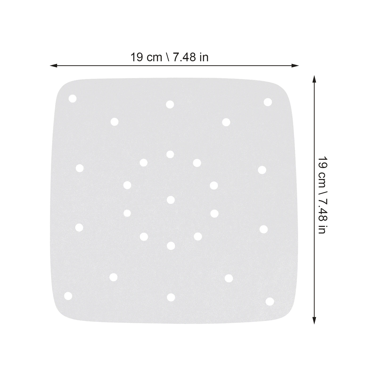 

100pcs Air Fryer Parchment Disposable Oil Proof Baking Liners Perforated For Microwave Cake Pan Anti-Stick Cooking Grilling