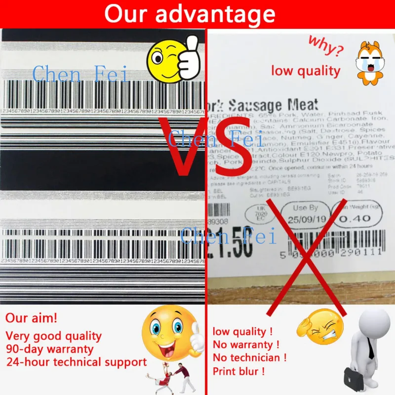 A  Quality New Thermal Printhead G32433M For Zebra 105SL 300dpi Barcode Label Printer,90days Warranty