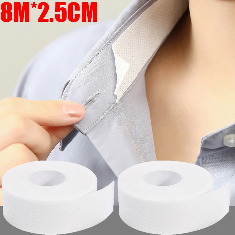 Pegatina autoadhesiva de cuello desechable para mujeres y hombres, pegatina de cuello protectora, antisuciedad, absorbente, almohadillas de forro de