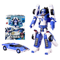 New Wild Chief Tobot V Transforming Robot To Car Toy Korea Cartoon Brothers Anime Tobot Transformation Car Tachyon Toys