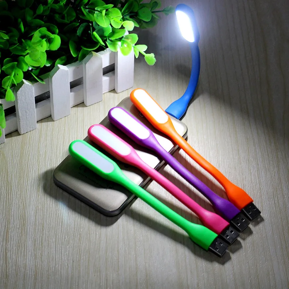 Hot Sale 9 Colors Mini Portable   Light With USB  For Power Bank/Computer Led Lamp Protect Eyesight USB LED Laptop