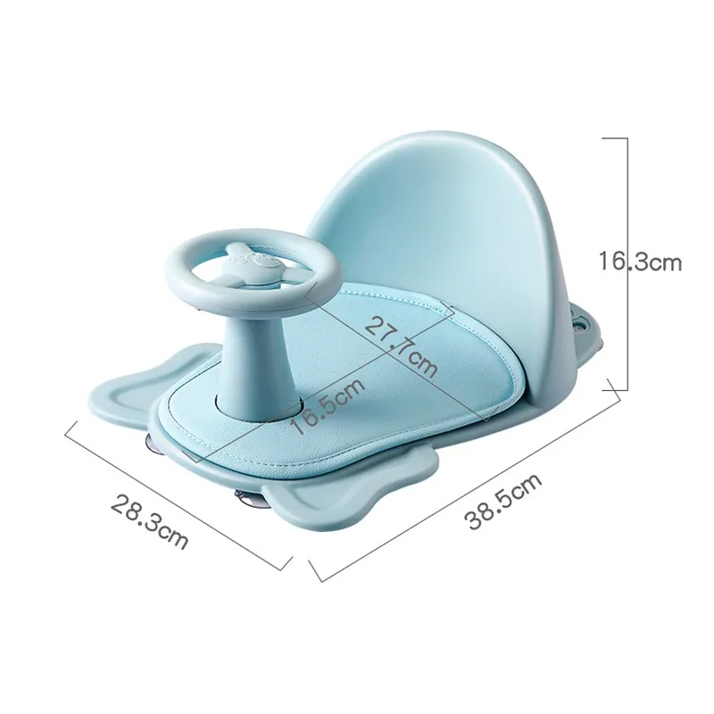 Baby Tub Seat Bathtub Pad Mat Chair Safety Anti Slip Newborn Infant Baby Care Children Bathing Seat Washing Toys Shower Chair