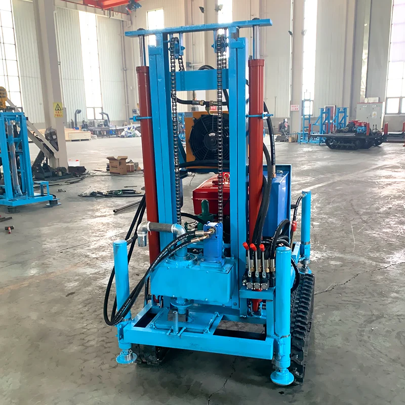 Heavy-Duty 200m Drill Rig Wheeled & Tracked Options for Deep Water Well Excavation