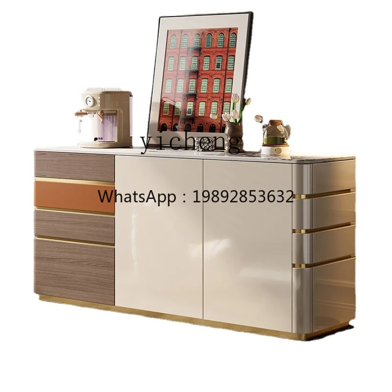 

Zc Sideboard Cabinet Modern Minimalist Entrance Cabinet Living Room Decoration Bedroom Paint TV Cabinet