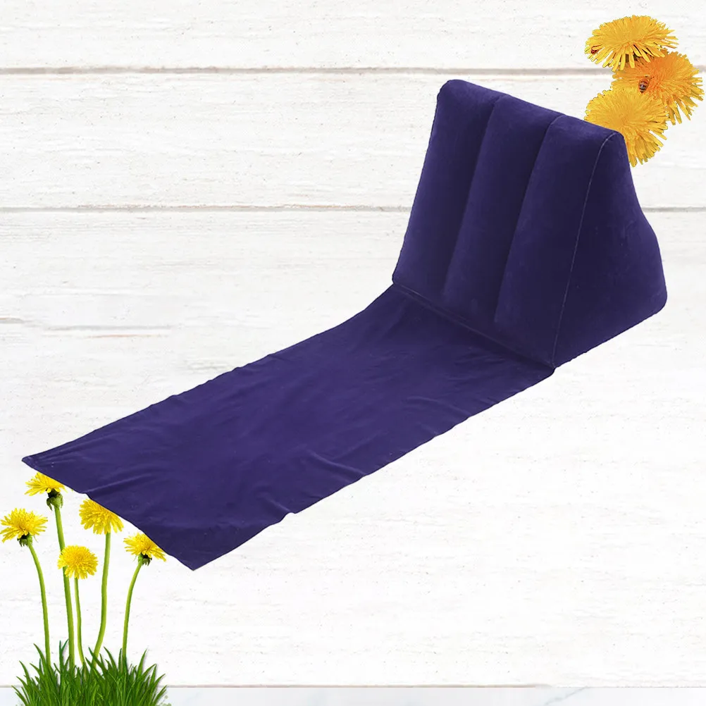 

Надувная подушка-треугольник, портативный коврик для кемпинга, фиолетовый, многофункциональный, водонепроницаемый, для пикника, путешествий, отдыха на природе, походов