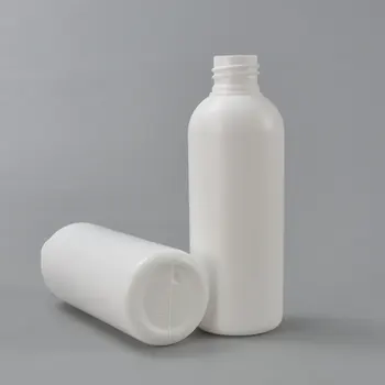 30/50/100pcs100ml Plastic Cosmetic Toner Bottle Lotion Bottle Empty White Bottle With Cap Cosmetic Container Plastic Bottle