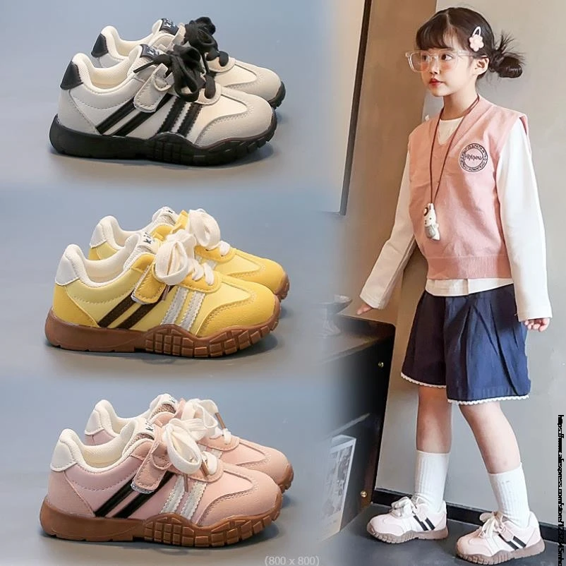 

Children's Sports Shoes Spring and Autumn Baby Kid's Casual Shoes Non Slip Upper Girls Fashion Running Shoes Kids Shoes for Girl