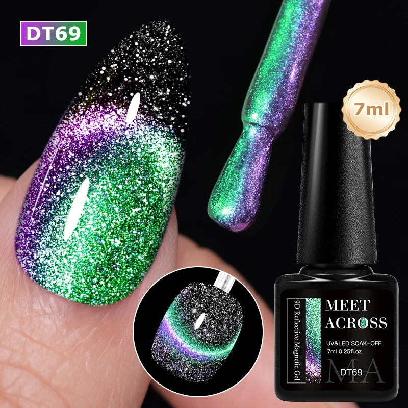 7ml 9D Rainbow Magnetic Gel La – Nail Art Rainbow recenzja i cena