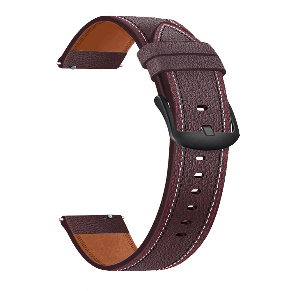 Leather 20 22mm Watch Strap For Huawei Watch GT 3 Pro 46mm Smartwatch Wrist Band Huawei GT3 Pro 43mm GT Runner Bracelet Straps