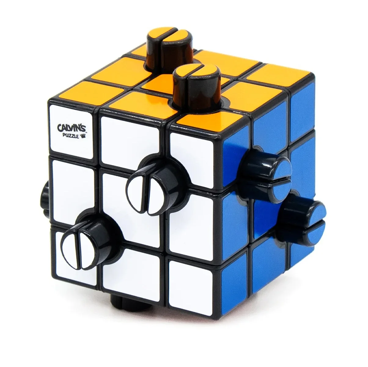 

Calvin Evgeniy Button Cube (2-Holes, 1/2) Strange Shape Magic Cube Puzzle Toy Children Gift Cubo Magico Puzzle