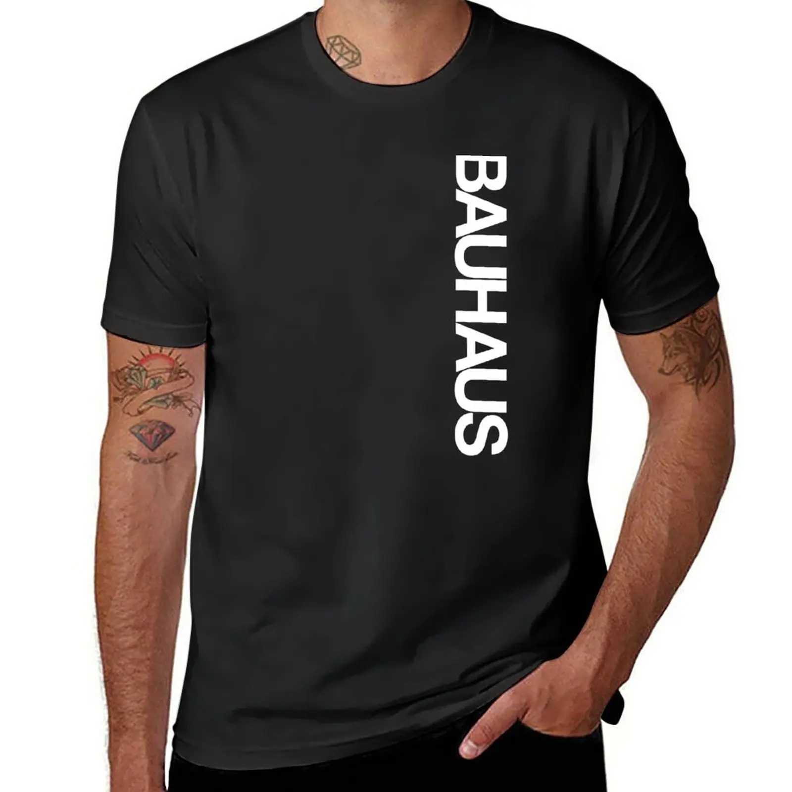 

BAUHAUS AND THE BLANK SPACE (B) T-Shirt summer top Blouse sublime blanks T-shirt men