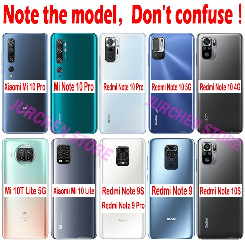 JURCHEN Custom Photo Silicone Glass Case For Xiaomi Mi Poco M3 Redmi Note 10S 10 10T 9T X2 X3 F2 C3 K20 K40 K40S Pro Plus Cover