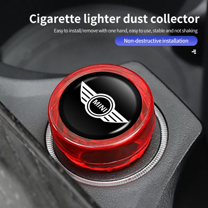 Universal Car Cigarette Lighter Cap Plug Socket Dust Cover For MINI Cooper JCW WORKS R55 R56 F55 F56 R57 R58 R59 R60 R50