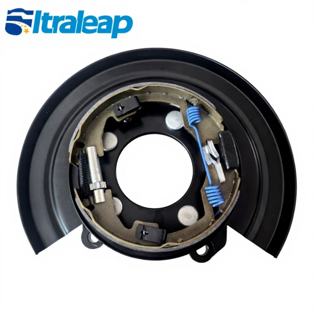 

926-273 Rear Left Parking Brake Assy W/Loaded Backing Plate For F-250 F-350 Super Duty