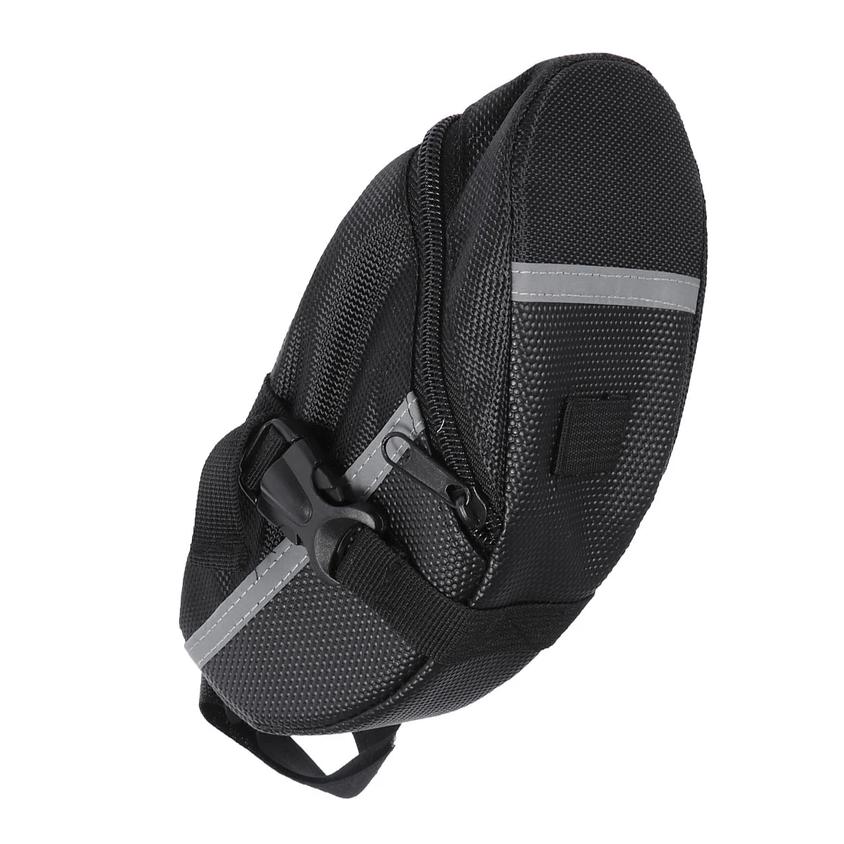 

Outdoor Waterproof Cycling Mountain Bike Back Seat Rear Bag Portable Bike Saddle Bag Front Tube Tool Bags Tail Pouch(Black)