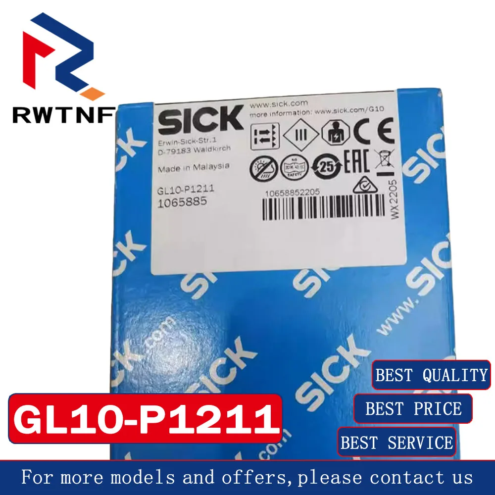 Brand New Genuine GL10-P1211 SICK Mirror reflection photoelectric sensor,100% original warehouse stock