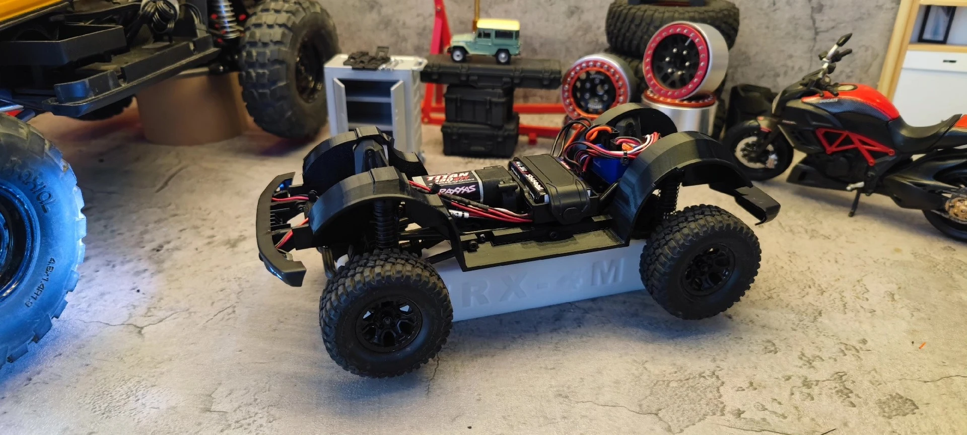 For Traxxas TRX-4M Bronco1/18Full-Wrap Mud Flaps front and rear mudguards + side panels Integrated Design RC Scale Upgrade Parts