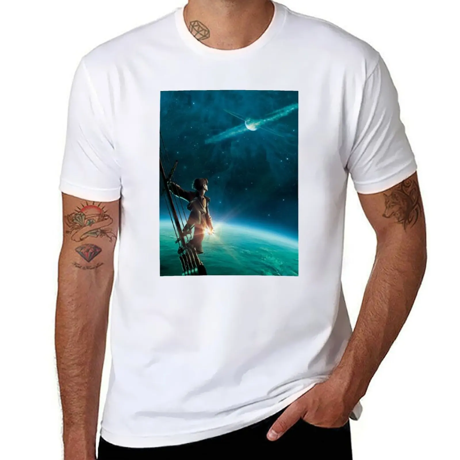 

treasure planet fan art T-Shirt anime tshirt t shirt man luxury