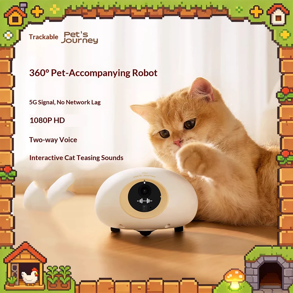 

Petsjourney Xingshi: Умный робот-питомец с ИИ, интеллектуальный диалог, самозарядка, многофункциональные игры, беспроводные интеллектуальные подарки