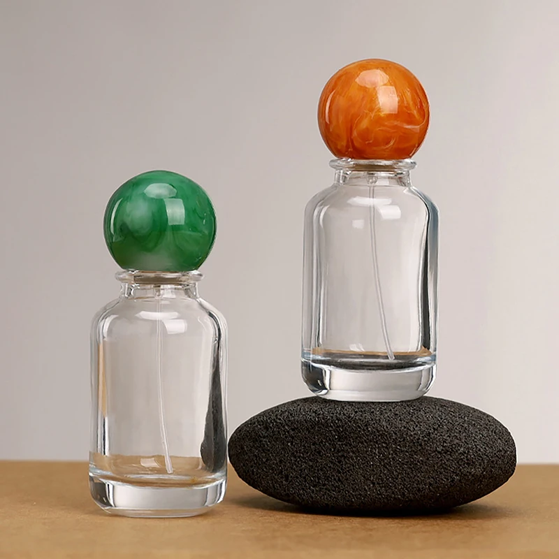 Nozzle Bayonet Bottle Use Color Spherical Resin Cover 15MM Caliber Delicate Perfume Bottle Round Ball Cap Suitable For 17.2mm