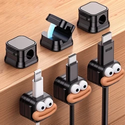 New Magnetic Cable Clip Cable Holder Adhesive Wire Keeper Cord Cable Organizer for Home Office Under Desk Management