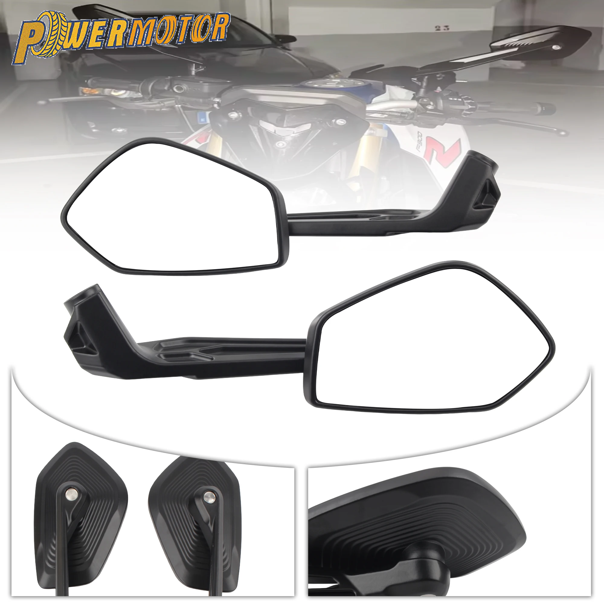 

For BMW Motorcycle Rearview Mirror R 1250 GS F850GS R1200GS LC ADV Adventure 2023 R1250 GS Side Rear View Mirror Moto Modified