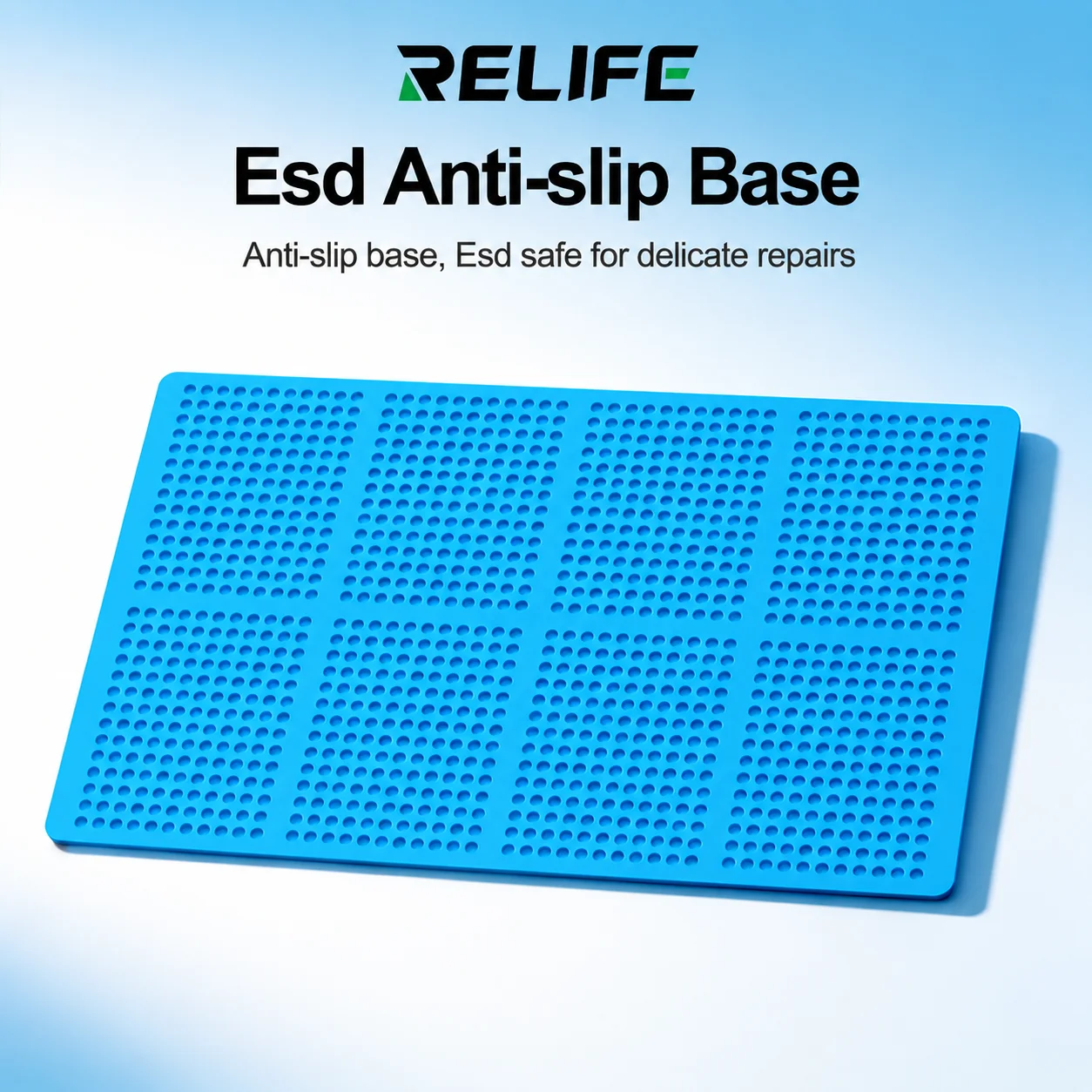 RELIFE RL-004DS Große Silikon-Lötmatte Hitzebeständige Antistatische Arbeitsunterlage für Elektronik-Reparaturen – Detail 5
