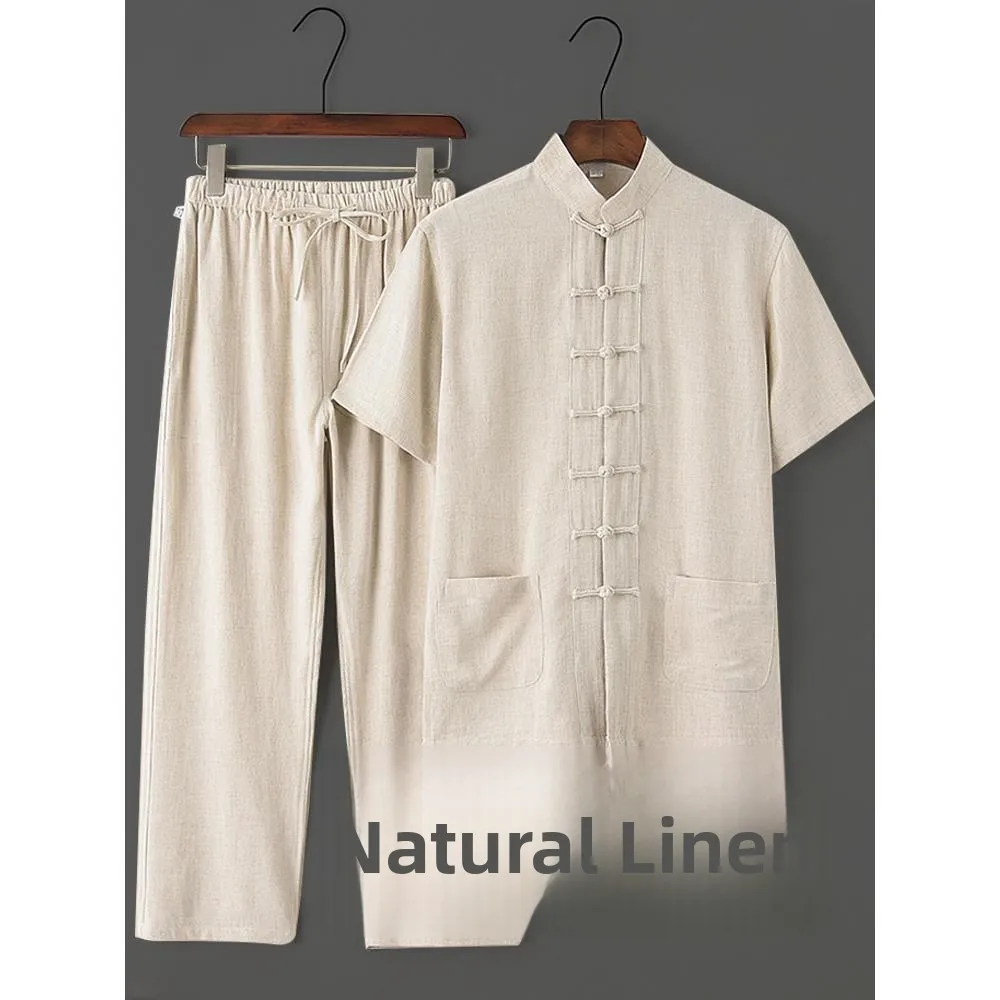 men's-summer-cotton-linen-half-sleeve-suit-traditional-chinese-style-casual-wear-short-sleeve-mid-aged-men's-clothing