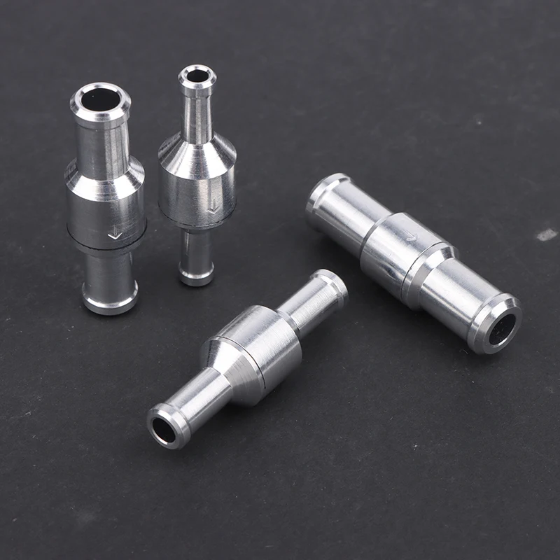 Fuel Non Return Check Valve Petrol Diesel For Car Automobile Oil Water Pumps 6-12mm Aluminium Alloy One Way Check Valve