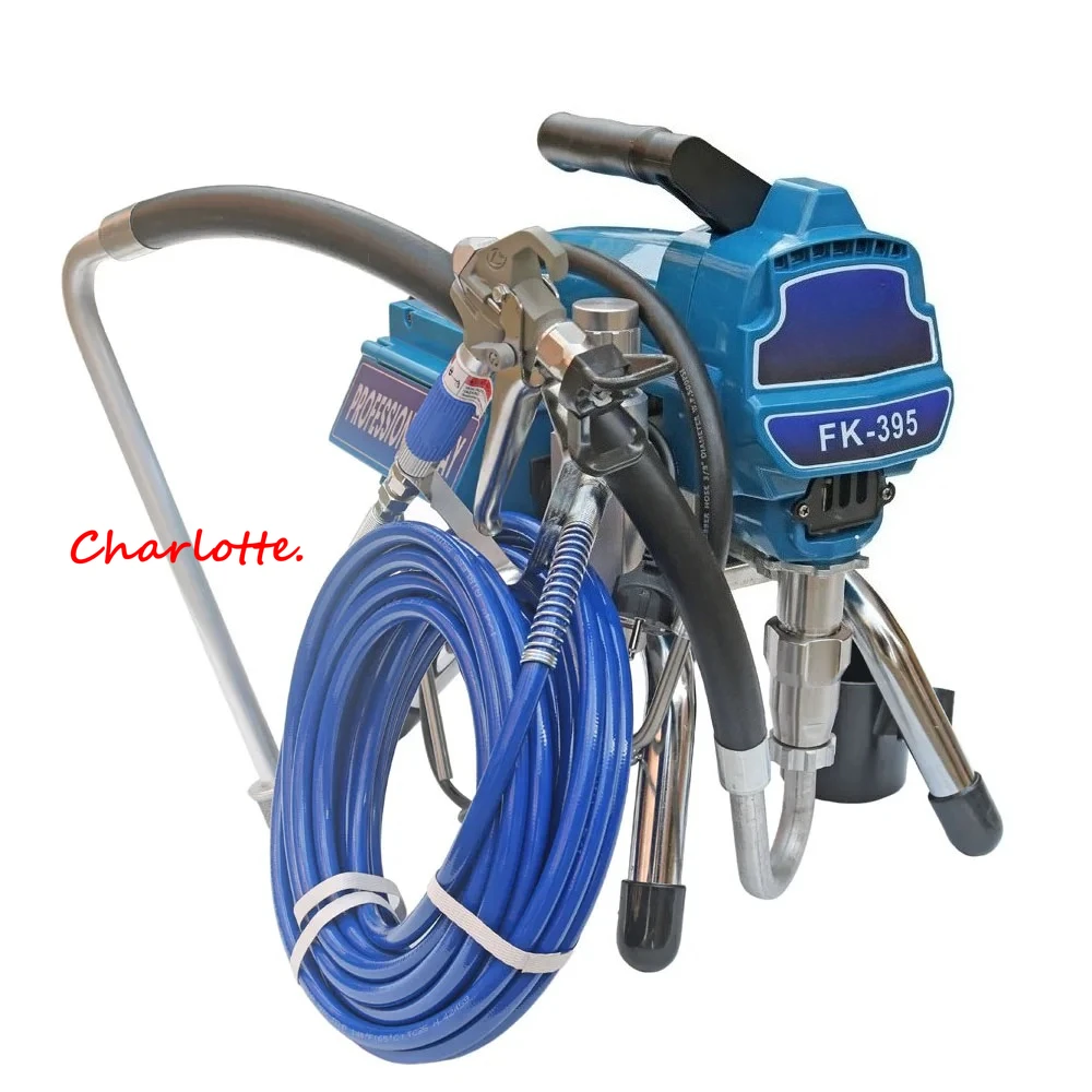 High-Pressure 2200W New Airless Piston Pump Machine Spray Gun Electric Airless Paint Sprayer 390 395 Painting Machine Tool