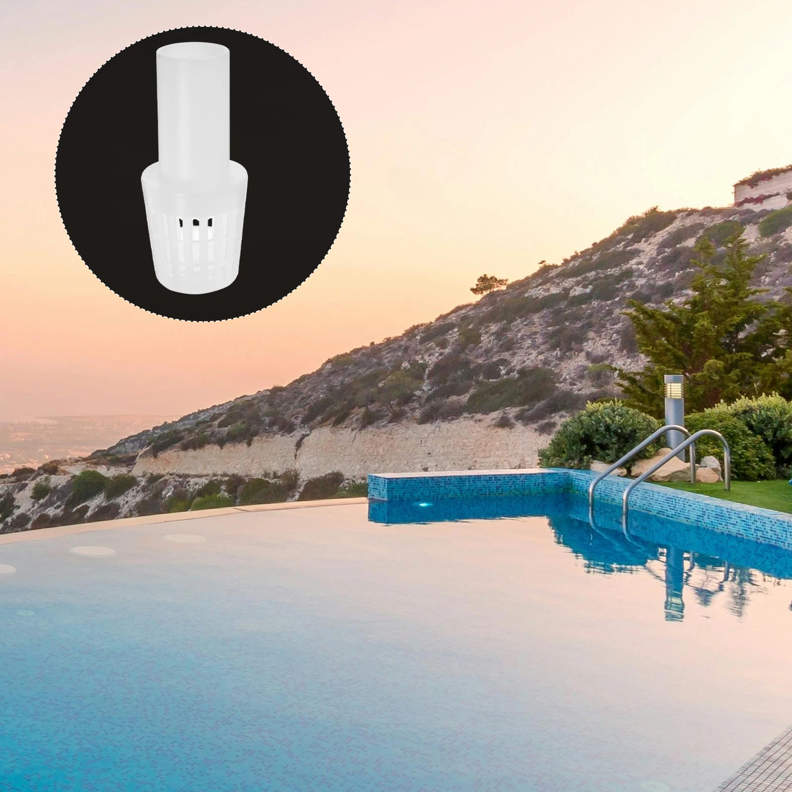 

Swimming Pool Drain Valve Strainer Filter Parts Water Outlet Screen Cap For 530/800 Pump Plastic Pool Filter