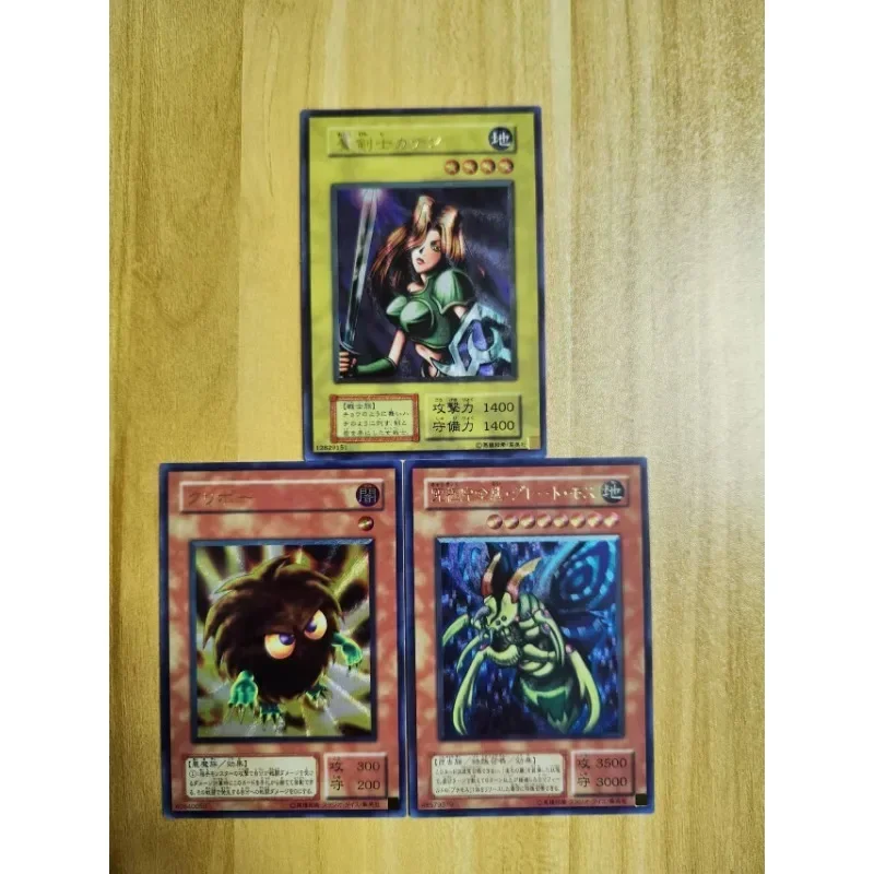 DIY Yu-Gi-Oh! 3 шт., флеш-карты для аниме-игр