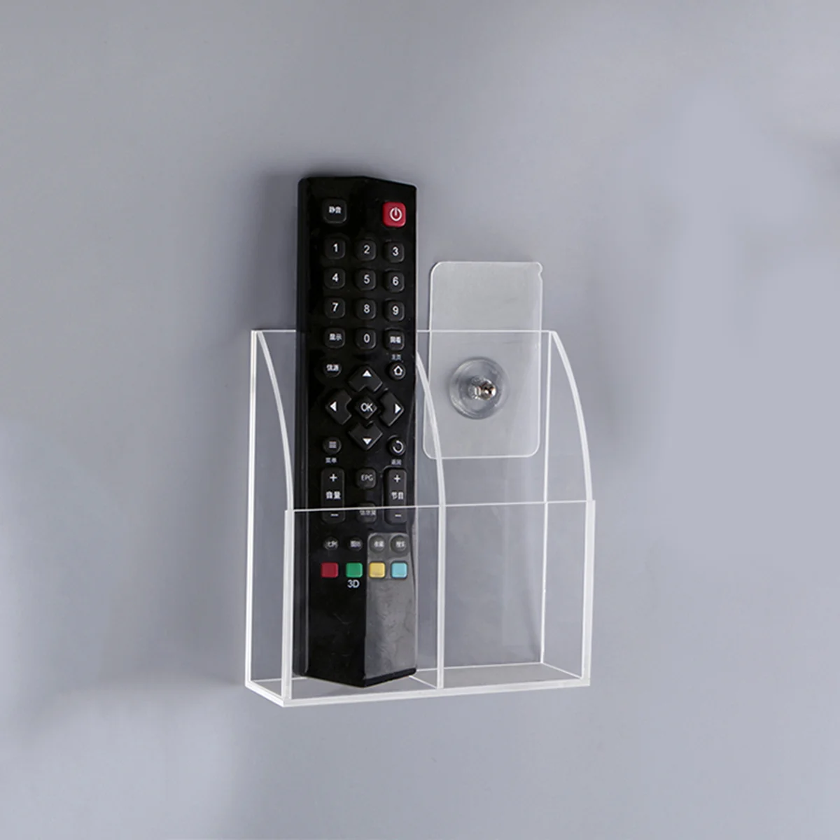 

For Remote Box Control Cell Phone Organizer Stand Home Desktop Storage Rack Double Storage Cotainer Grid